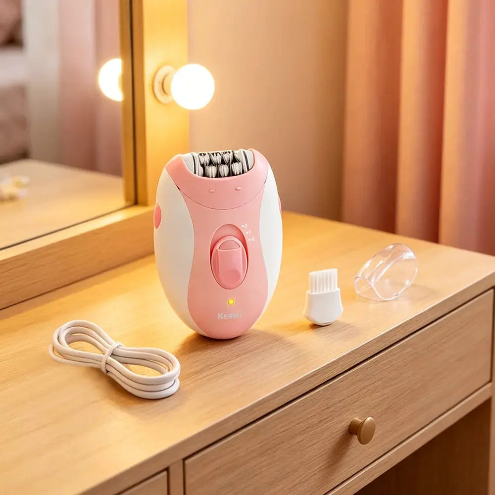 Epilator | Rechargeable Battery | Charging Time Up To 2 Hours | Facial And Body