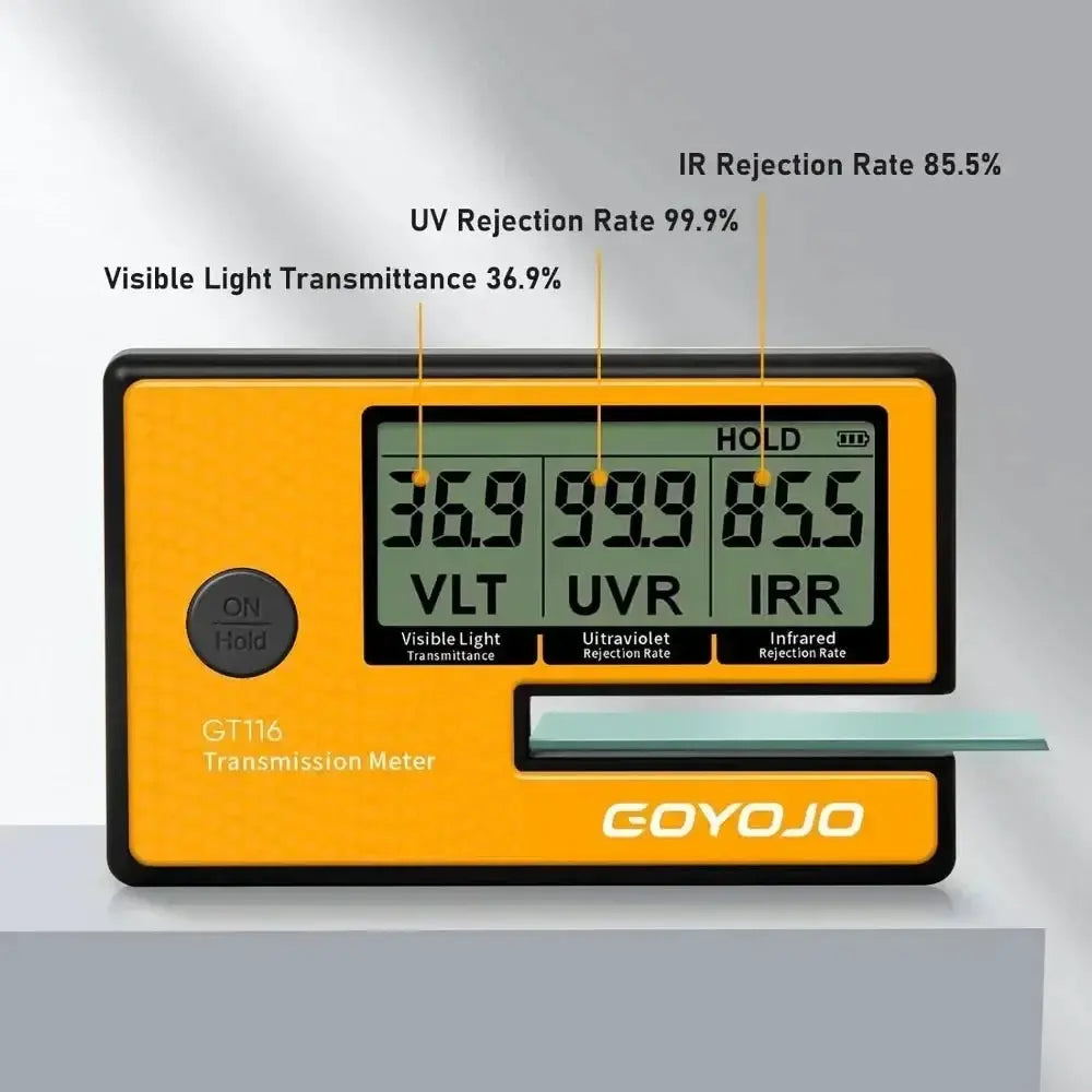Portable Window Tint Transmission Meter Linshang LS162 GT116 Measure IR Rejection UV Blocking Rate Visible Light Transmittance from PriceLows™