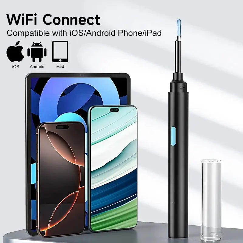 Visual Ear Sticks WIFI Ear Picker Portable Ear Cleaner Endoscope Video Ear Camera Ear Spoons 4.2MM With 6LED Ear Wax Removal Kit from PriceLows™
