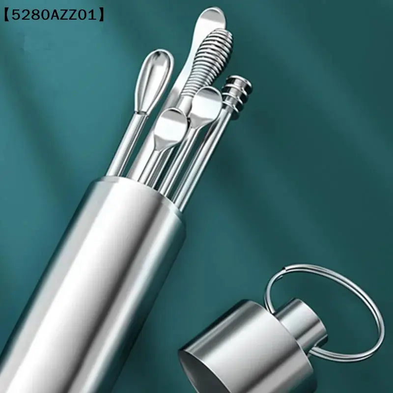 〔HMA58〕1 Set Earwax Removal Tools Ear Wax Cleaner Pick Digging Artifact Ear Pick Cleaning Ears Remover Clean Your Kit Gadgets from PriceLows™