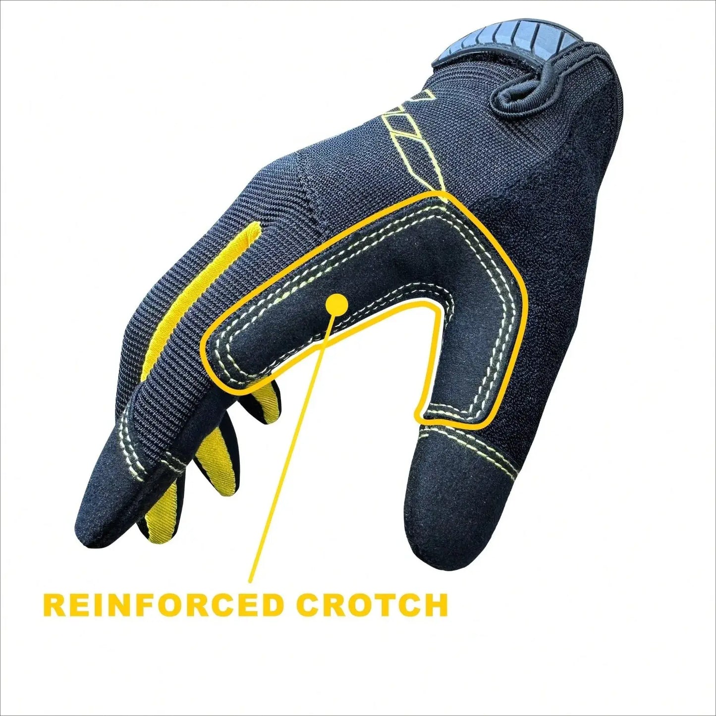 1 Pair Of High-Performance Work Gloves, Unisex Mechanic Gloves, Suitable For Technicians, Repairs, Yard Work, Touch Screen Compatible, Flexible And Breathable, For Gardening And Outdoor Use from PriceLows™