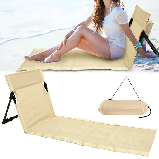 Outdoor Folding Camping Chair | Foldable | Backrest Cushion | One Size from PriceLows™