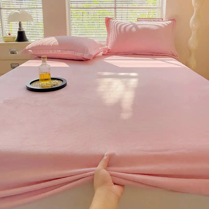 Flannel Fitted Sheet | Deep Pocket 25cm | Fade Resistant | Single To King
