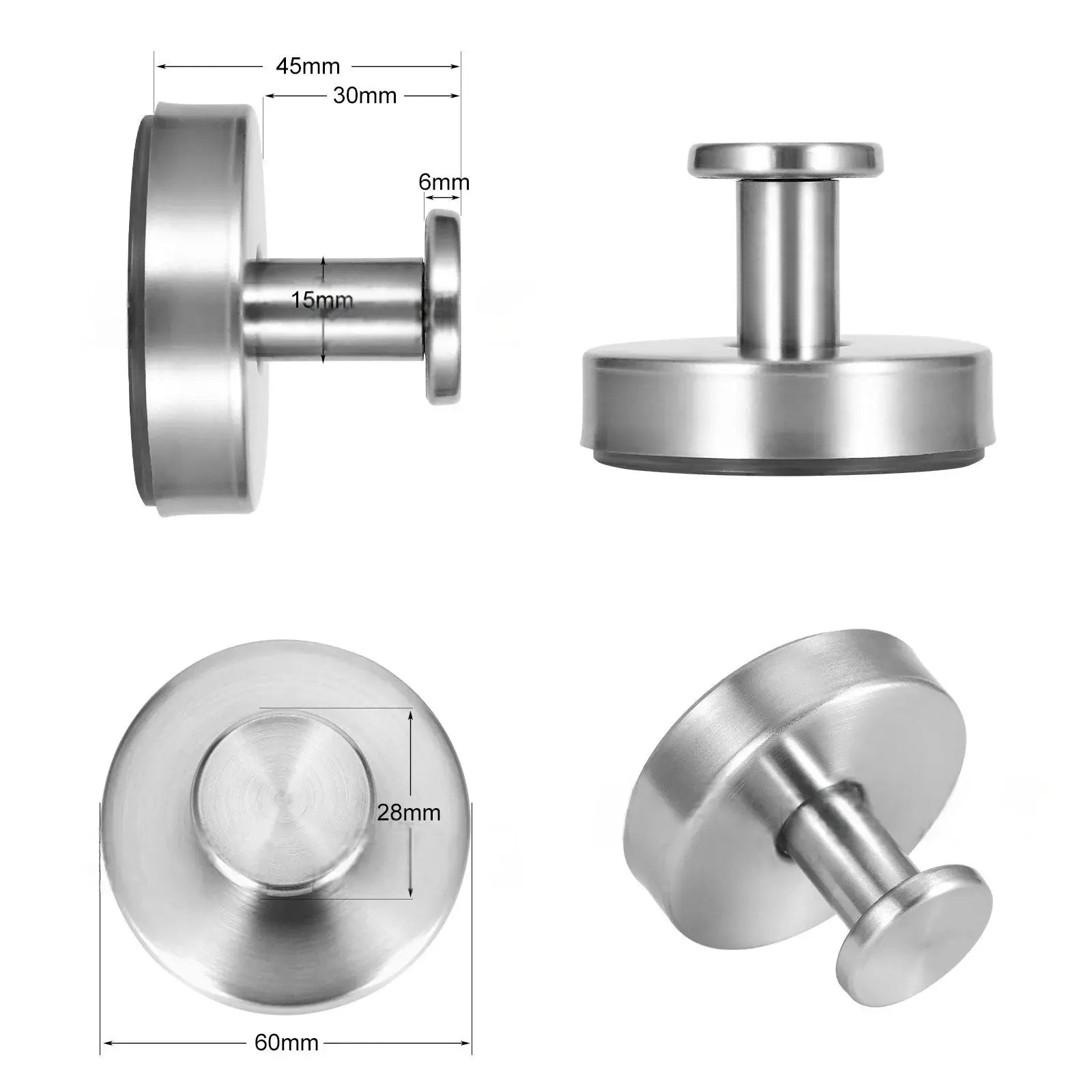 Vacuum Suction Cup Hooks Punch Free Bath Sucker Hook Wall Hook Hanger Glass Kitchen Bathroom Hooks for Towel Handbag from PriceLows™