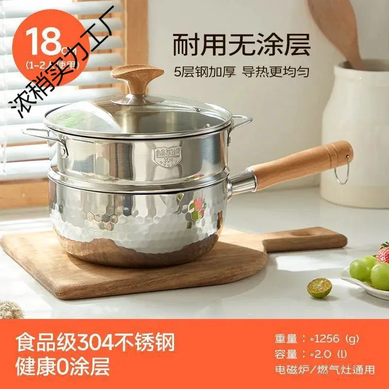 Milk Pot With Nonstick Coating | Stainless Steel | Food Grade