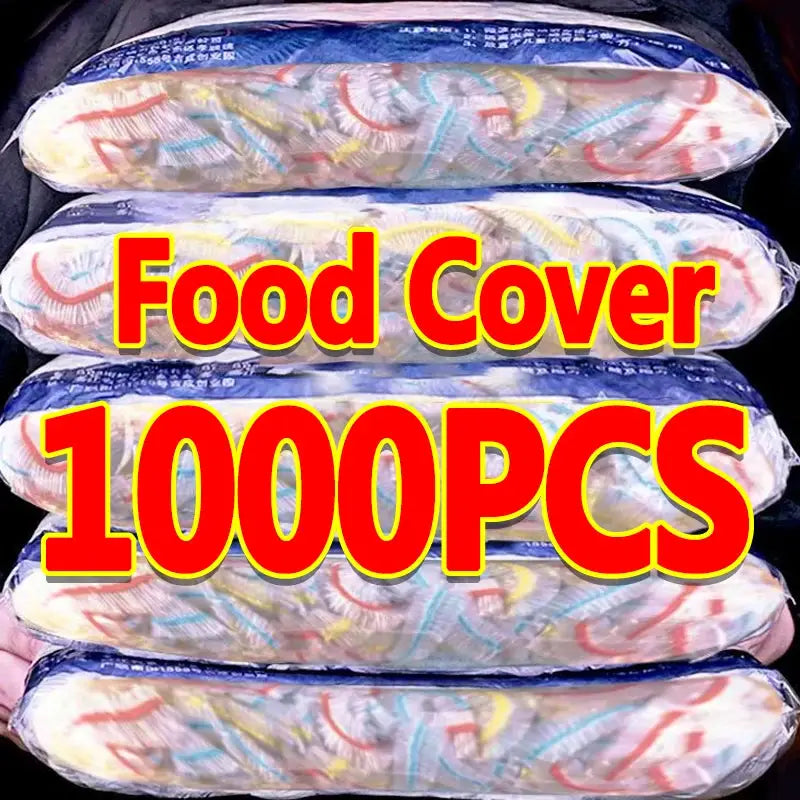 Disposable Food Covers | Stretchable Plastic | Elastic Fit | Size 12 To 35 Cm