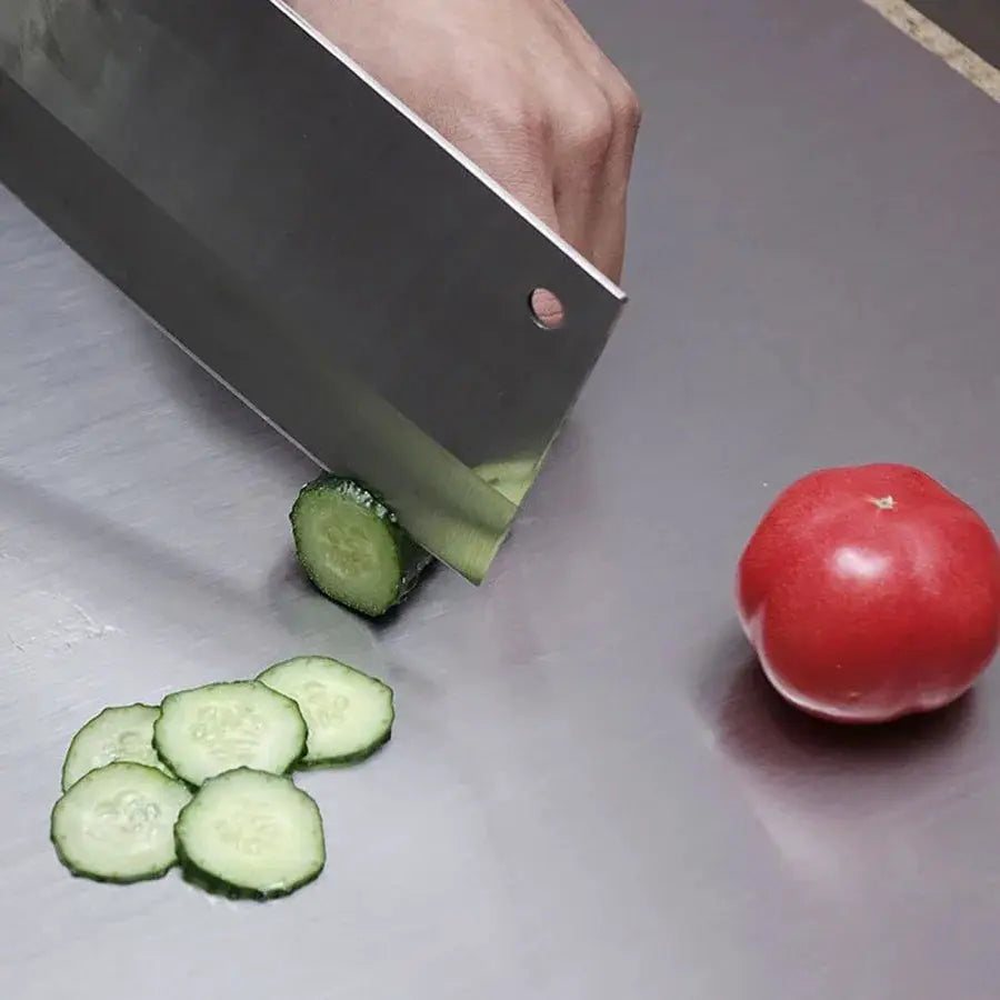 Stainless Steel Chopping Board | L Shaped Folding | Double Sided