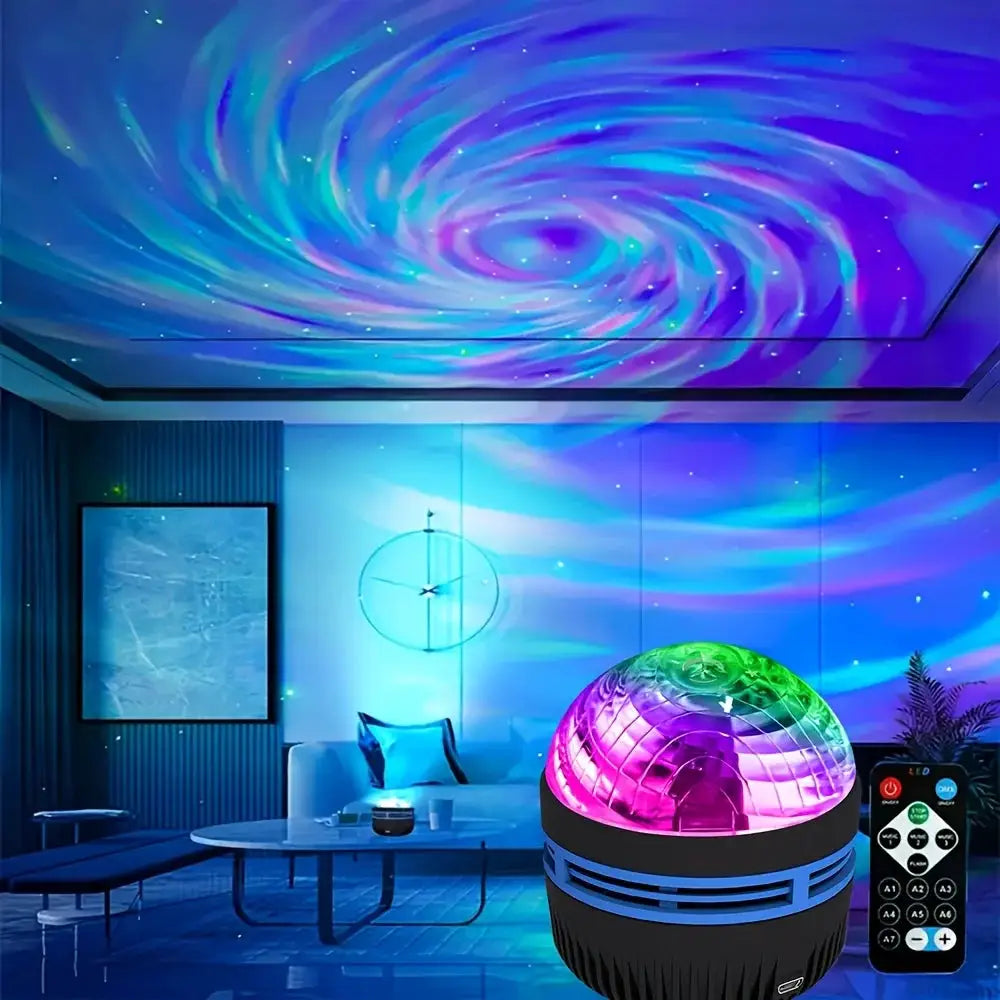 LED Night Light Galaxy Projector | Remote Control | 7 Modes