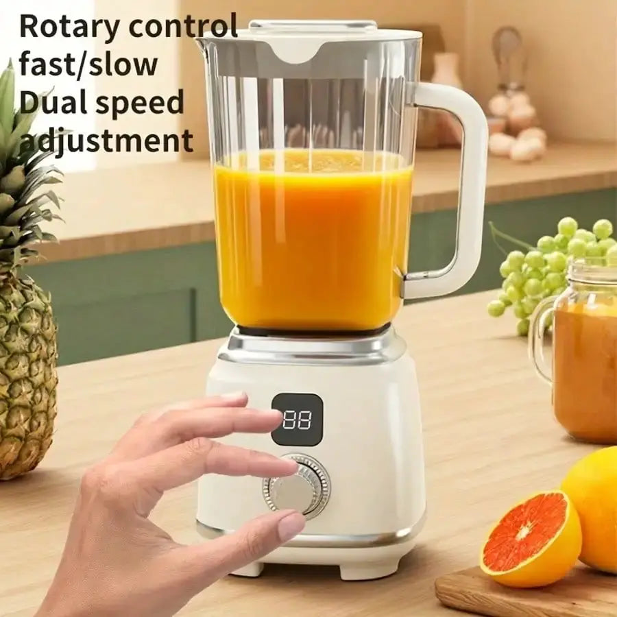 3000mAh Multifunctional Blender Knob Juicer Multifunctional USB Rechargeable Juicer With Digital Display - Perfect For Smoothies, Milkshakes & Fresh Fruit Drinks - Easy To Clean, Ideal For Home, Office, Travel - Portable Mixe from PriceLows™