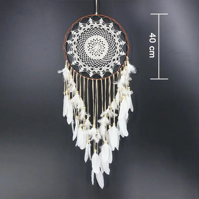 big dream catcher hanging/light decoration nordic decoration home girls room/nursery/kids decor dreamcatcher children room new 5 from PriceLows™