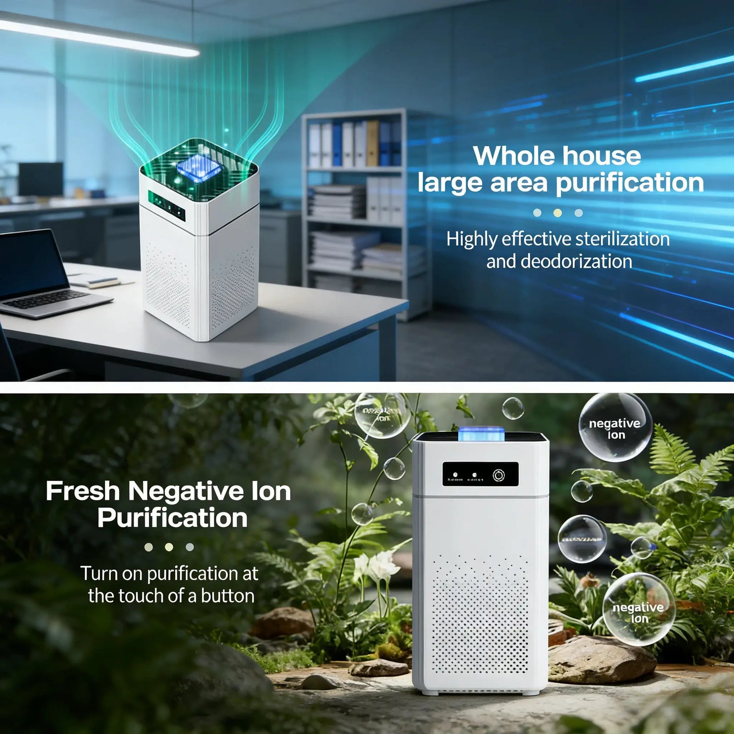 Hepa Air Purifier | 20dB Low Noise | USB Powered | Bedroom Office