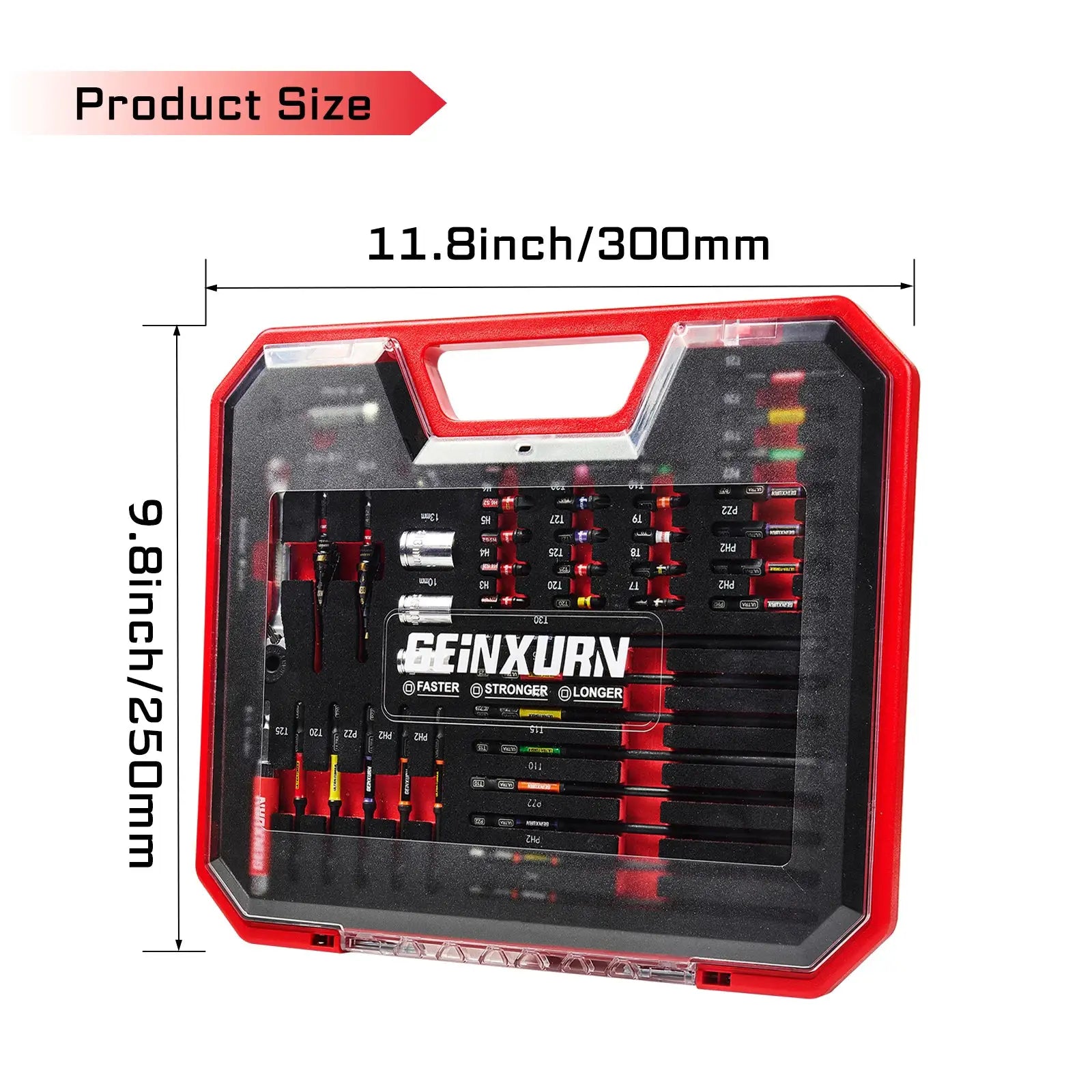 Geinxurn Tools Set Packaged with Screwdriver Bit,Mini Wrench,Socket Driver,Step Drill,Socket Adapter and Bit Holder for DIY from PriceLows™
