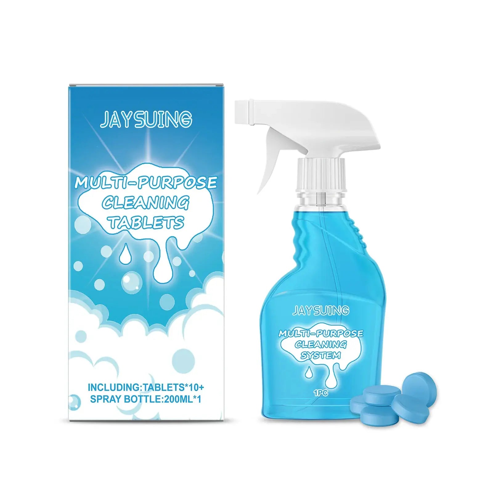 Multi Purpose Cleaning Agent, Multi-purpose Cleaning Effervescent Tablets, Gentle Stain Removal, Oil Stains, Odors from PriceLows™