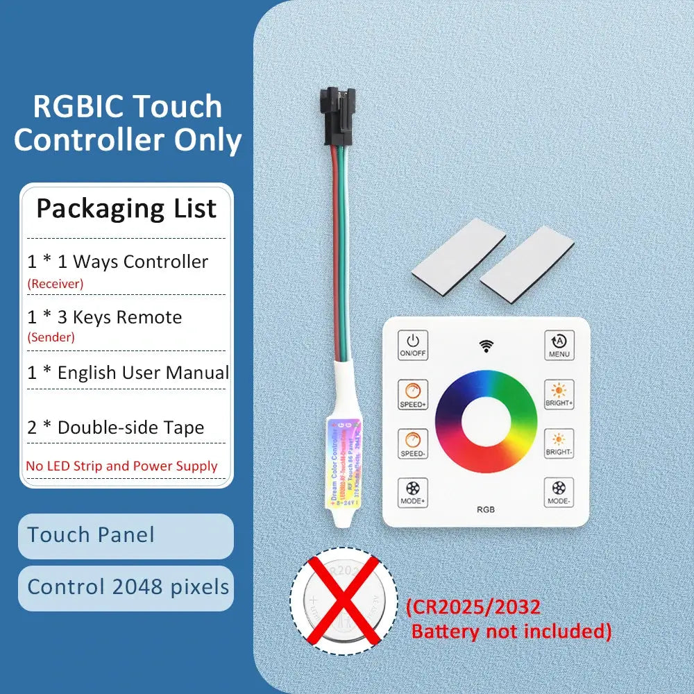 RGBIC COB LED Strip WS2811 24V 480 Diodes 5M 10M 15M 20M RGB IC Chasing Effect Lights Tape Diode Ribbon Lamp for Room Decoration from PriceLows™