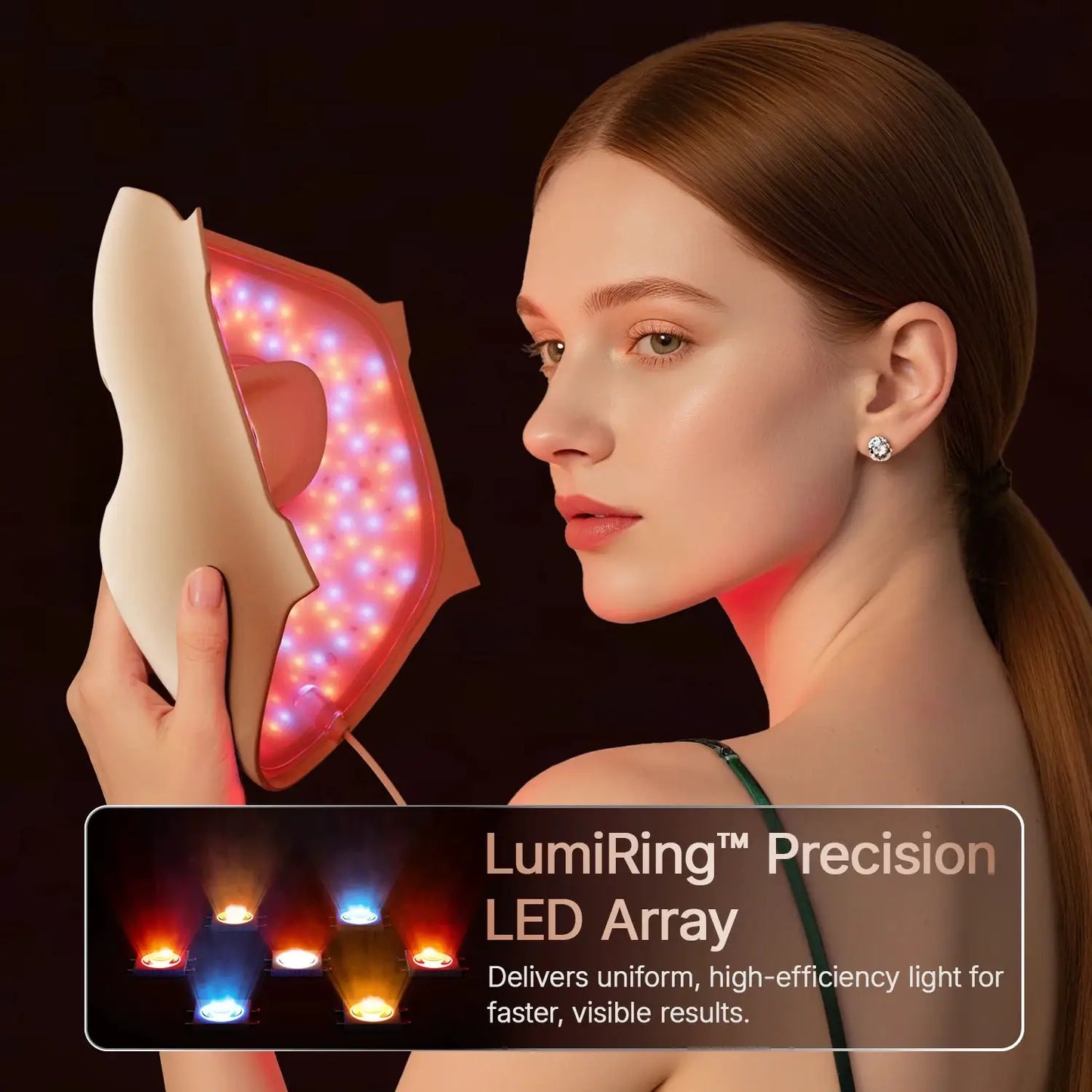 311 LEDs Photon Beauty Mask 4 Color Face Neck Care Flexible Contouring 4D Silicone Mask Hello Face M300 Skin Firming Anti Acne from PriceLows™