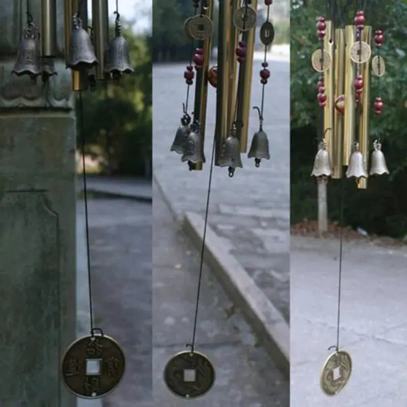 Wind Chimes Guardian Metal Aluminum Tubes Bell Wind Chime Creative Hollow Home Garden Wall Hanging Decoration Handmade Gift from PriceLows™