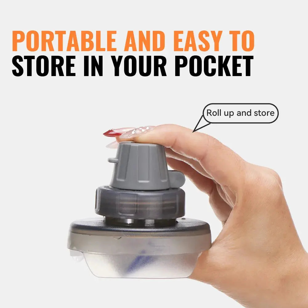 WRELS Soft Water Bottle with Filter Ultralight Collapsible Water Filter Bottle Hydrapak Soft Flask for Hiking Camping Backpack from PriceLows™