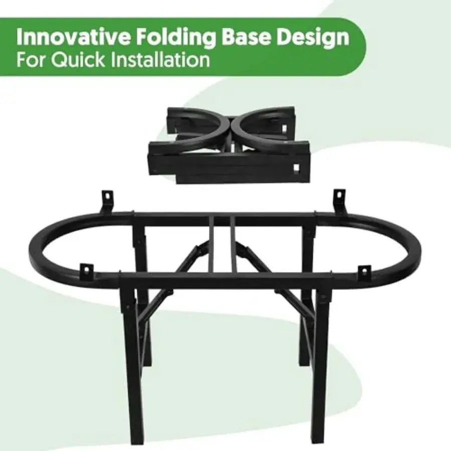 Raised Garden Bed with Legs and Heavy Duty Wheels Self-Watering Planter Box Easy-Install Foldable Stand Galvanized Metal Elevat from PriceLows™