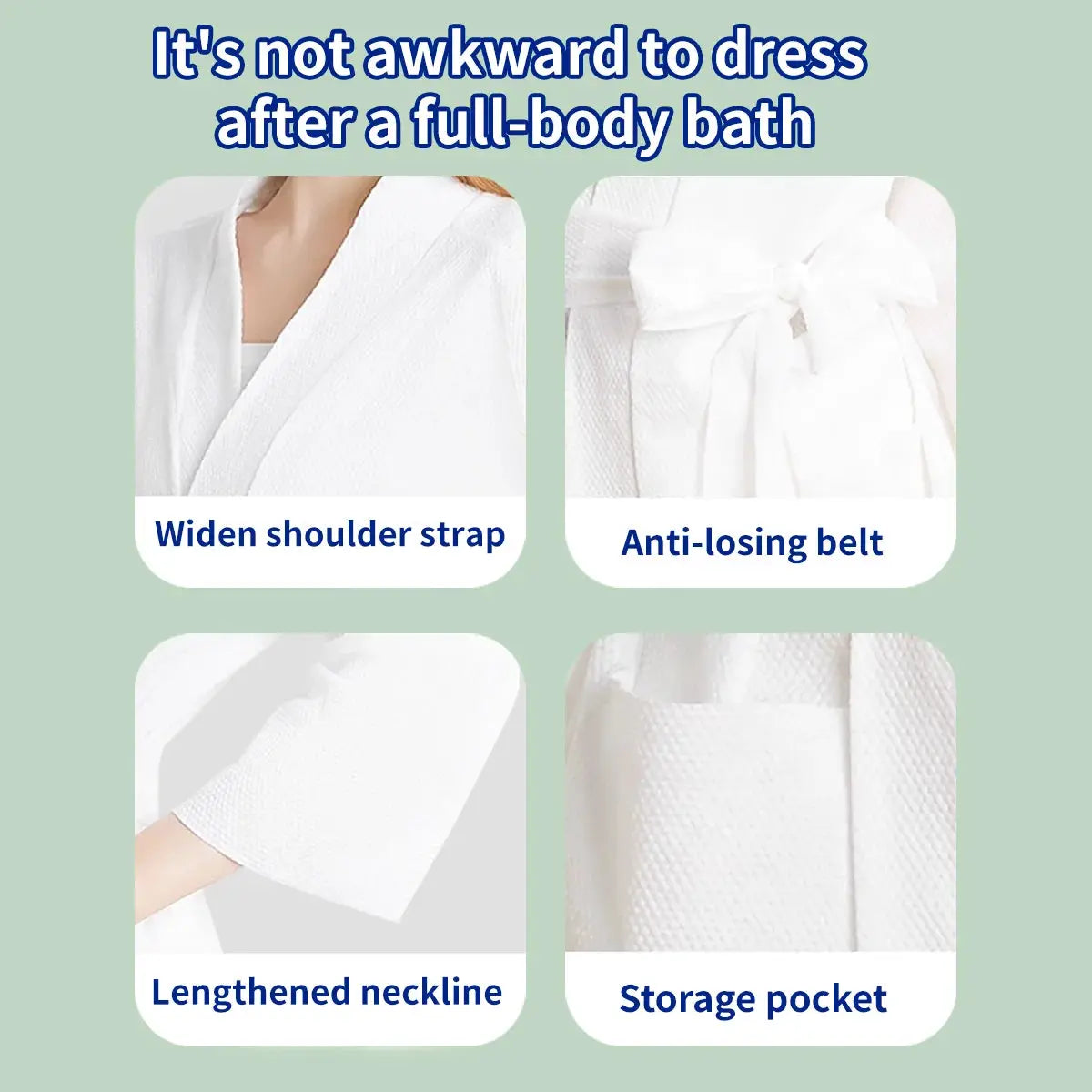 Disposable Bathrobes | Non Woven | Dacron | Single Use