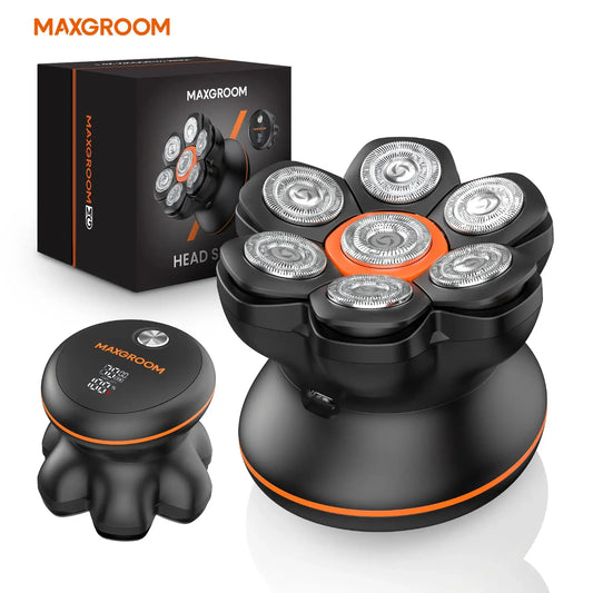 Head Shaver | IPX6 Waterproof | USB Rechargeable | 7D Model