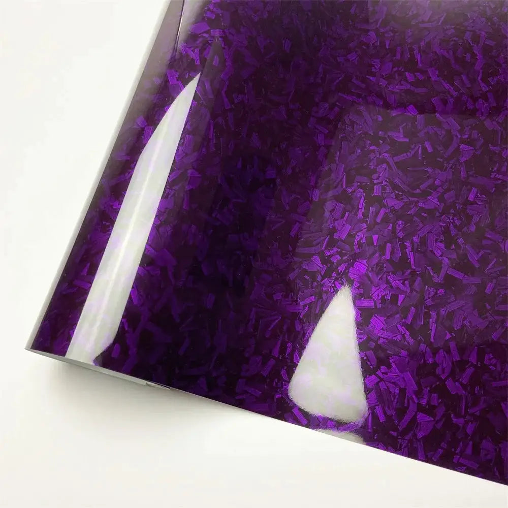 Forged Carbon Fiber Vinyl Film Purple Crystal Car Stickers Auto Wrapping Tuning Cover For Auto Body And Car Accessories from PriceLows™
