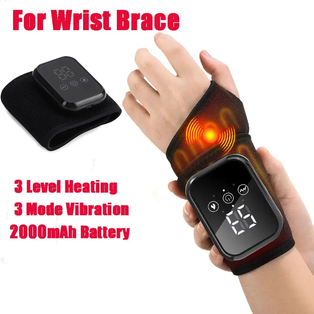 Electric Heating Wrist Brace | Vibration Massage | Rechargeable
