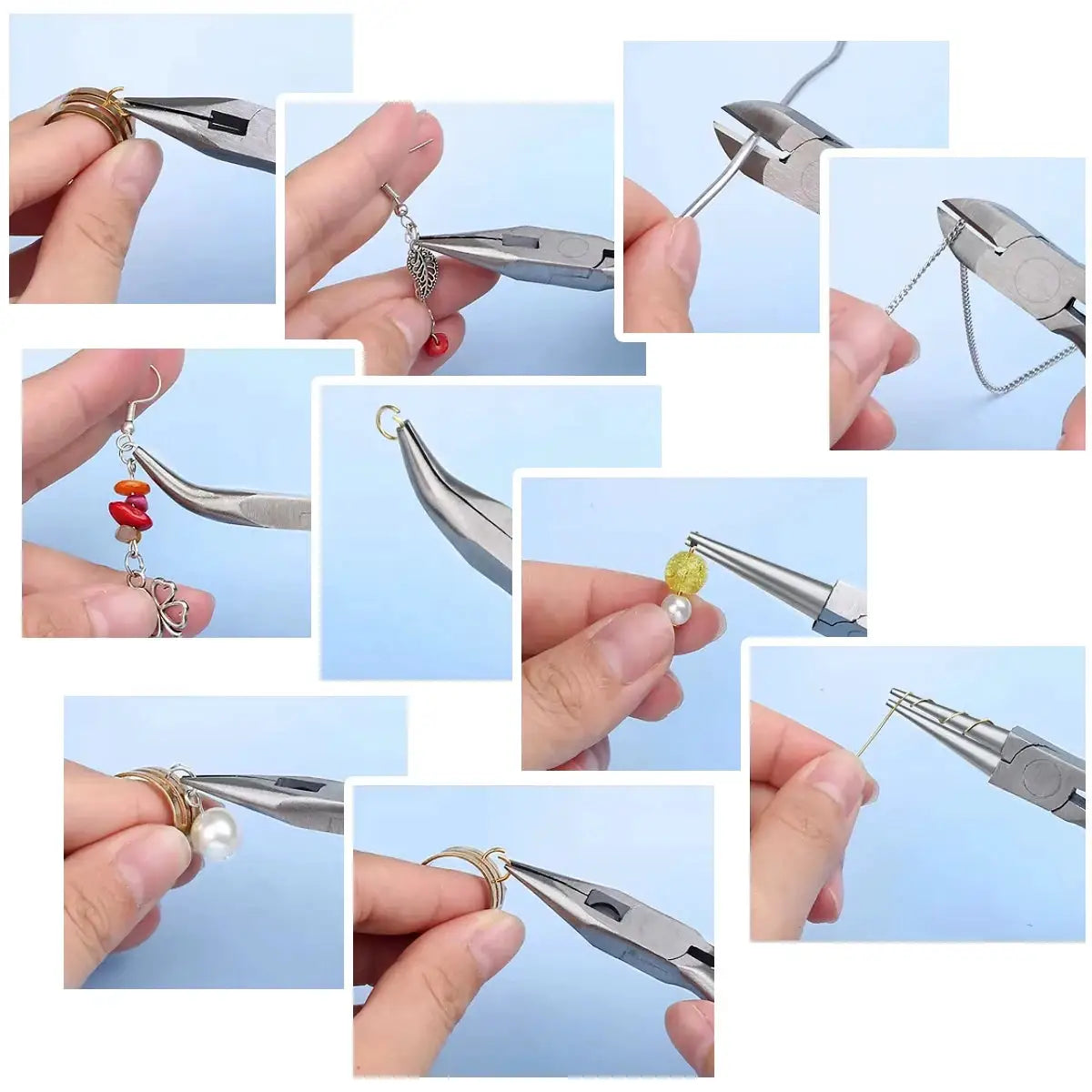 Carbon Steel Mini Pliers | Fine Tip Precision | DIY Beading Tool