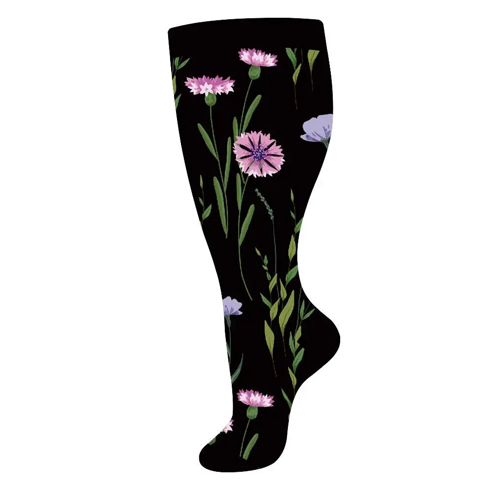Compression Socks | 20-30 Mmhg Pressure | Wide Calf | 2Xl To 4Xl