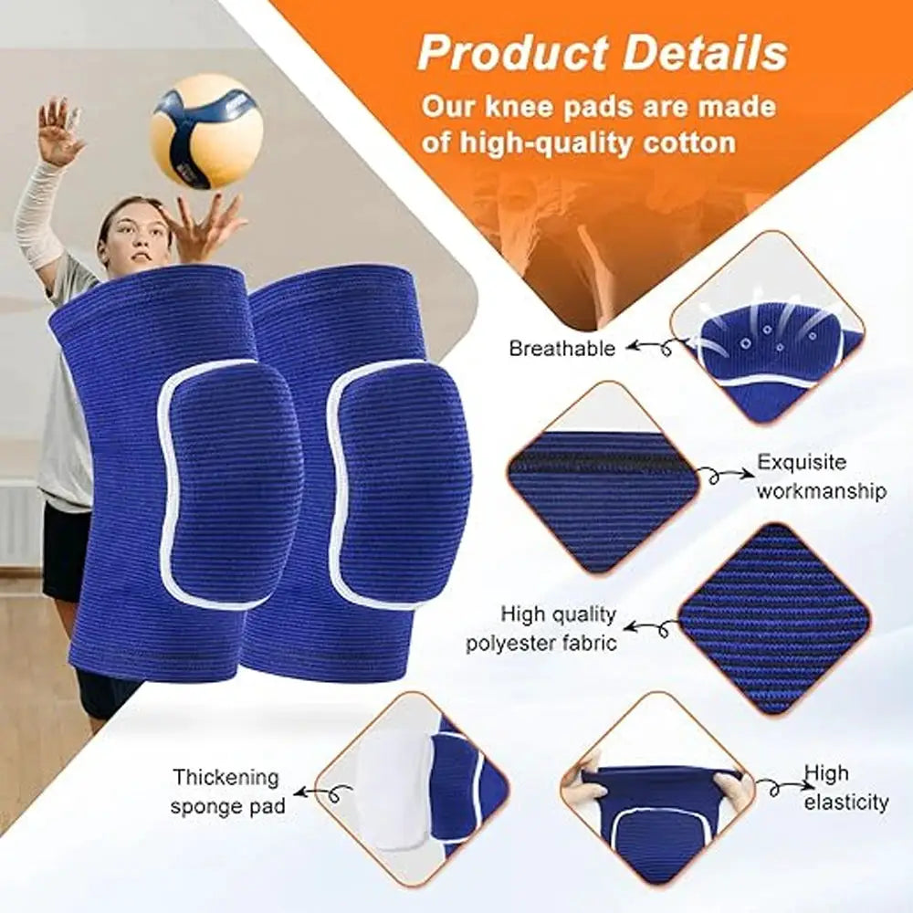 Knee Support Brace | Shock-Absorbing | Breathable Knit | Men Women Kids