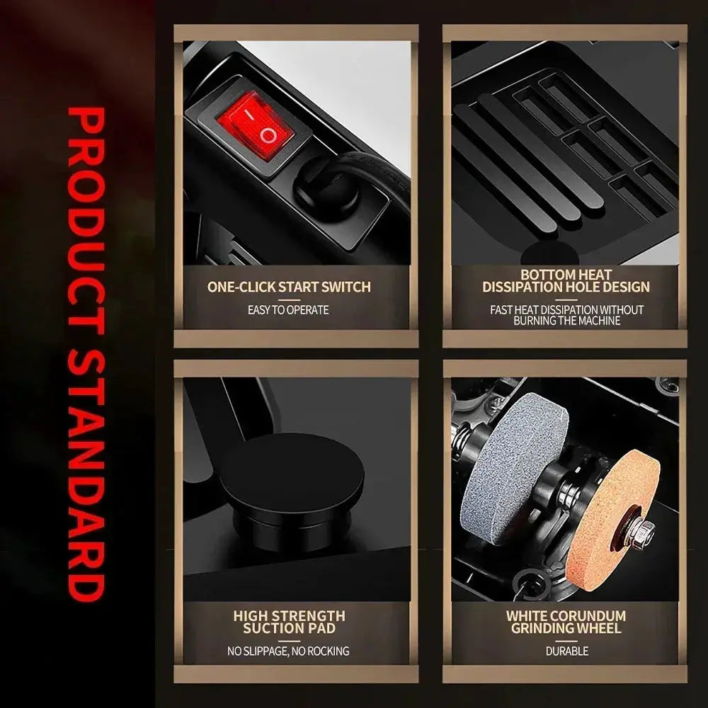 Electric Knife Sharpener | Automatic | Multi Function | Slotted Screwdrivers
