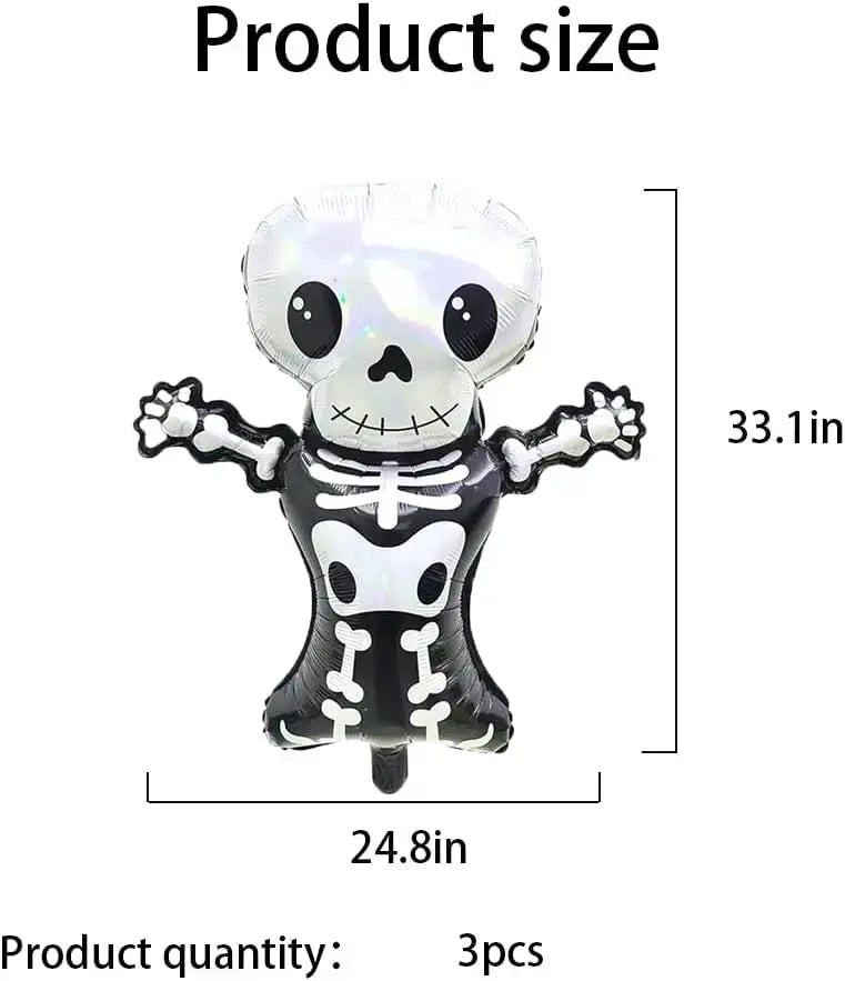 White Ghost Balloons | Horror Party Theme | Arch Kit | Round Shape