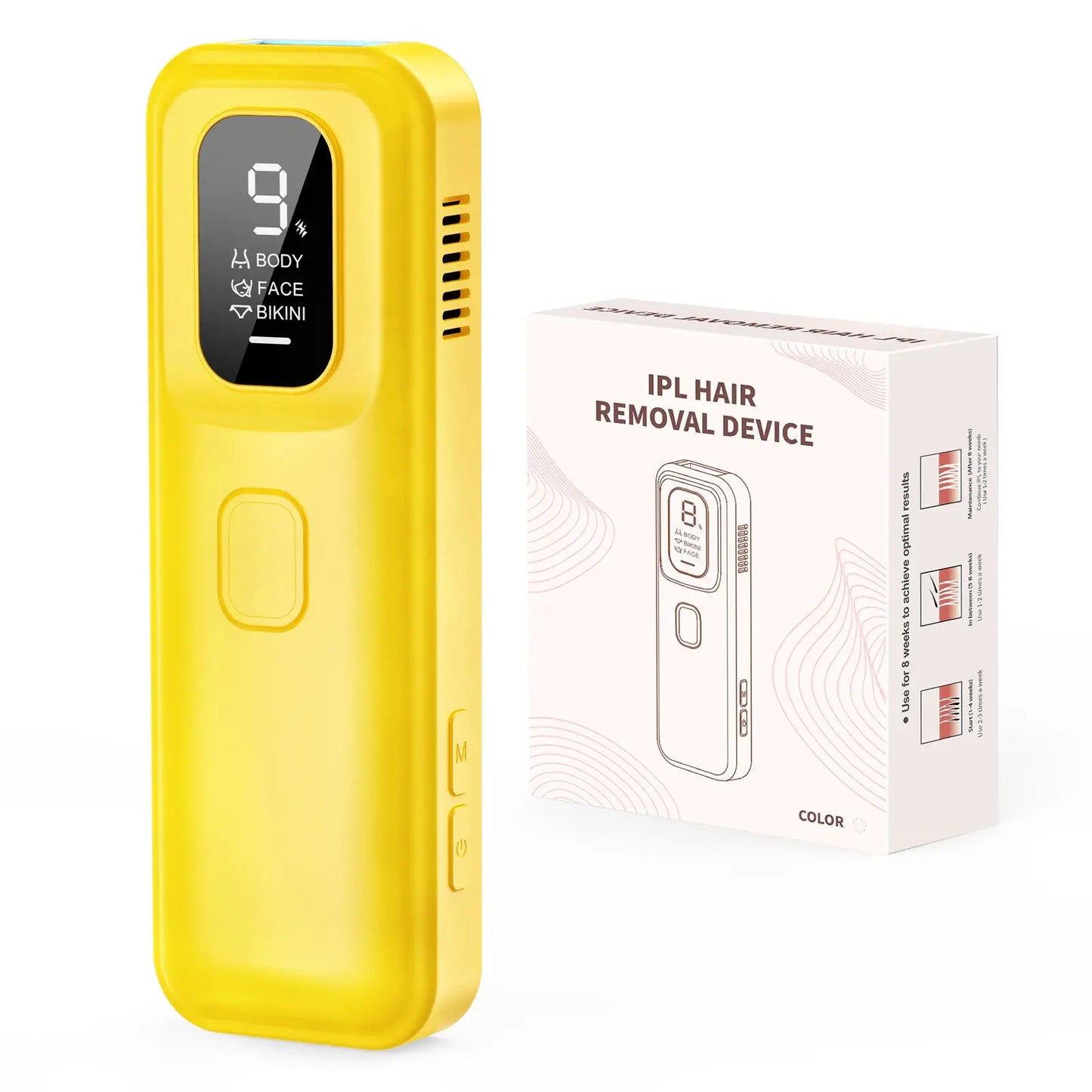 Ipl Hair Removal Device | Ice Cooling | 16J Power | For Men And Women