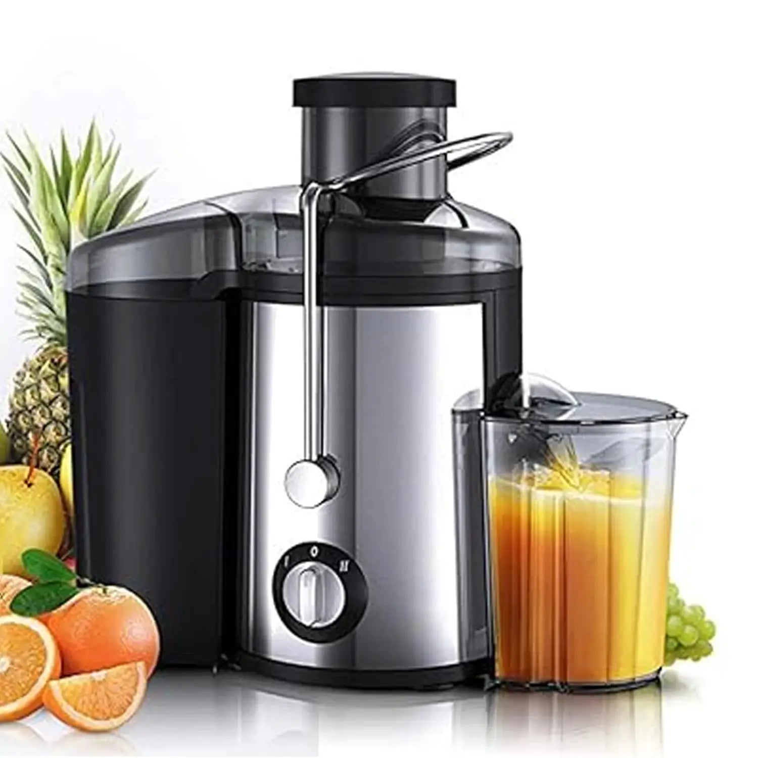 Household and commercial dual-purpose juicer with powerful motor, high-speed output fine andresidue free juice, large capacity machine, material, high temperature resistance, odorless fruit andvegetable fresh pressing juicer from PriceLows™