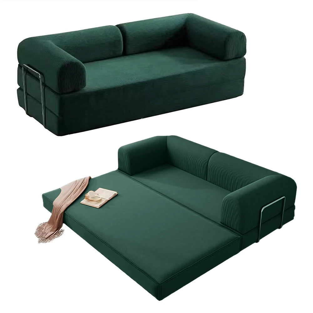Sofa Bed | 2m Folding | 4-in-1 Dual-Use | Retro Style
