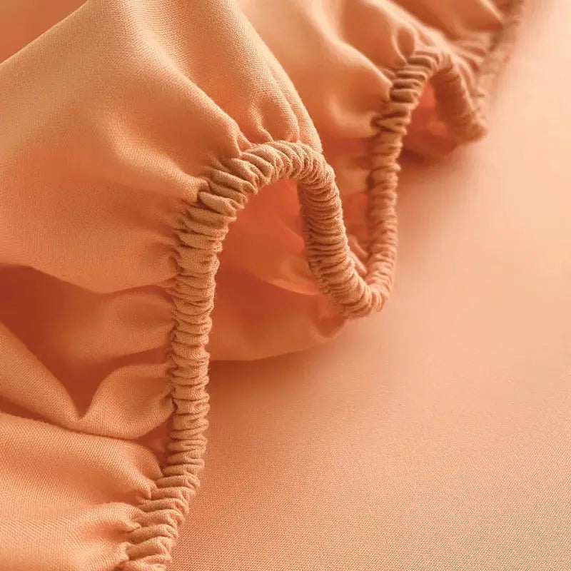 Fitted Bed Sheet | Soft Cotton | Solid Color | Twin Full Queen King
