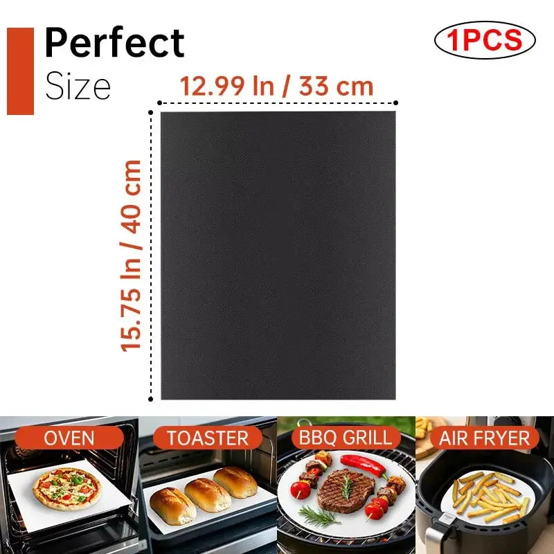 BBQ Grill Mat | Non-Stick | Reusable | Heat Resistant Extra Thick