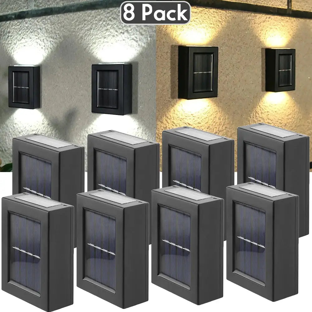 1~8PCs Wall Solar Light Waterproof Garden Solar LED Light for Outdoor Lighting Street Lamp Home Balcony Porch Yard Decoration from PriceLows™