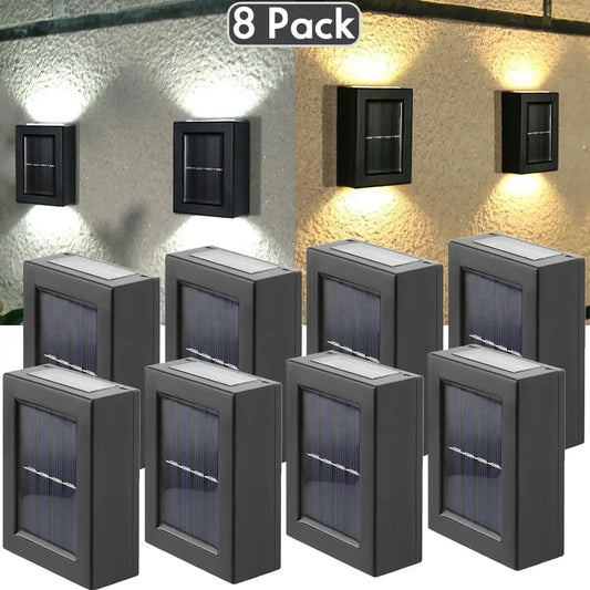1~8PCs Wall Solar Light Waterproof Garden Solar LED Light for Outdoor Lighting Street Lamp Home Balcony Porch Yard Decoration from PriceLows™