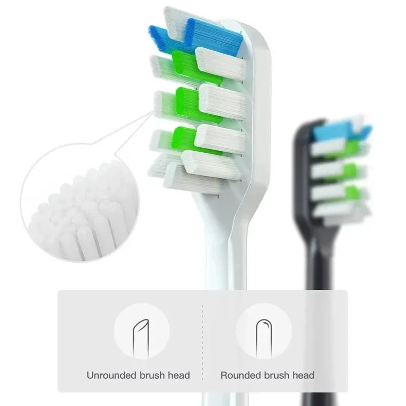 Sonic Electric Toothbrush Heads For Xiaomi SOOCAS X3 X5 X3U X1 V1 V2 SOOCARE Head Bristle Replacement Nozzles with Anti-dust Cap from PriceLows™