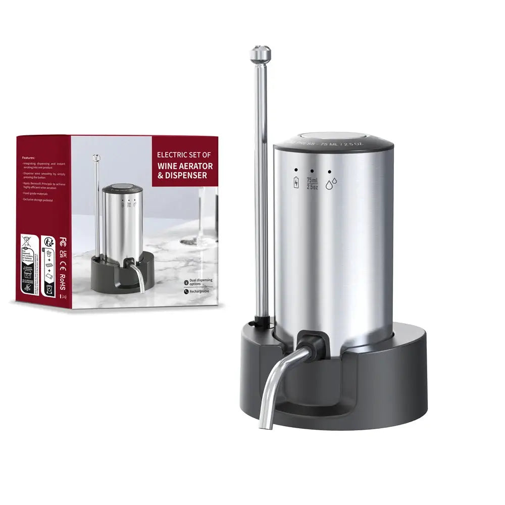 Rechargeable Electric Wine Aerator Dispenser Automatic Wine Decanter Intelligent Electric Wine Dispenser Party Kitchen Tool Gift from PriceLows™