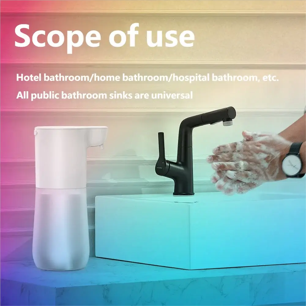 HOMEFISH Smart Sensor Automatic Soap Dispenser 350ml USB Charging Contactless Soap Foam Dispenser Hand Sanitizer Machine from PriceLows™