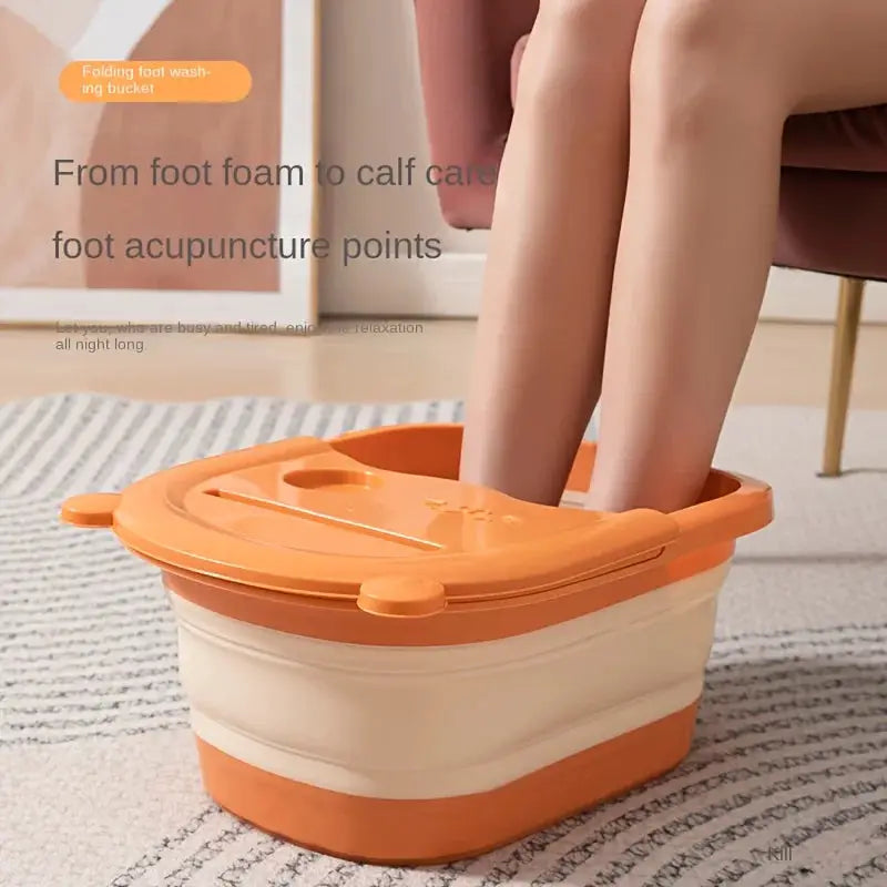 Collapsible Foot Spa | 123 Size Massager | Foldable Soaking Tub