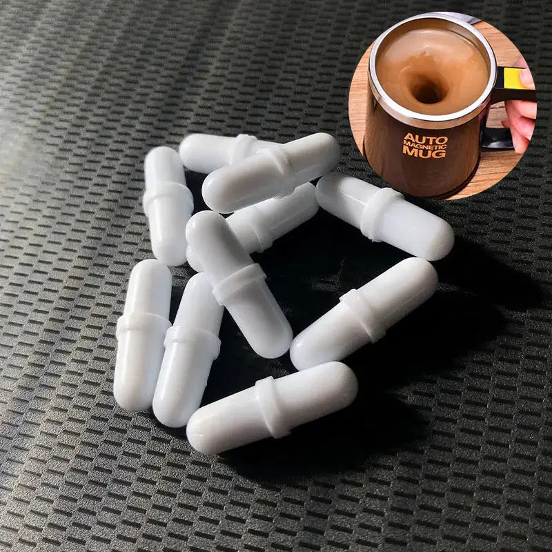 Automatic Self Stirring Magnetic Mug Capsule Cylindrical Magnetic Stirring Rod from PriceLows™