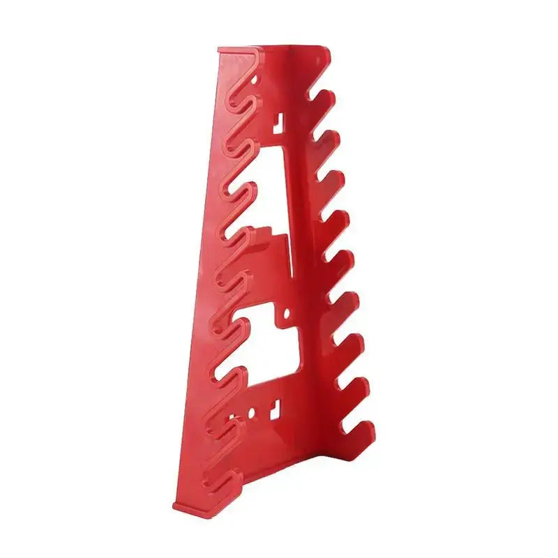 Red Wrench Organizer Plastic Wrench Organizer Tray Sockets Storage Tools Rack Sorter Standard Spanner Holders Wrench Holder from PriceLows™