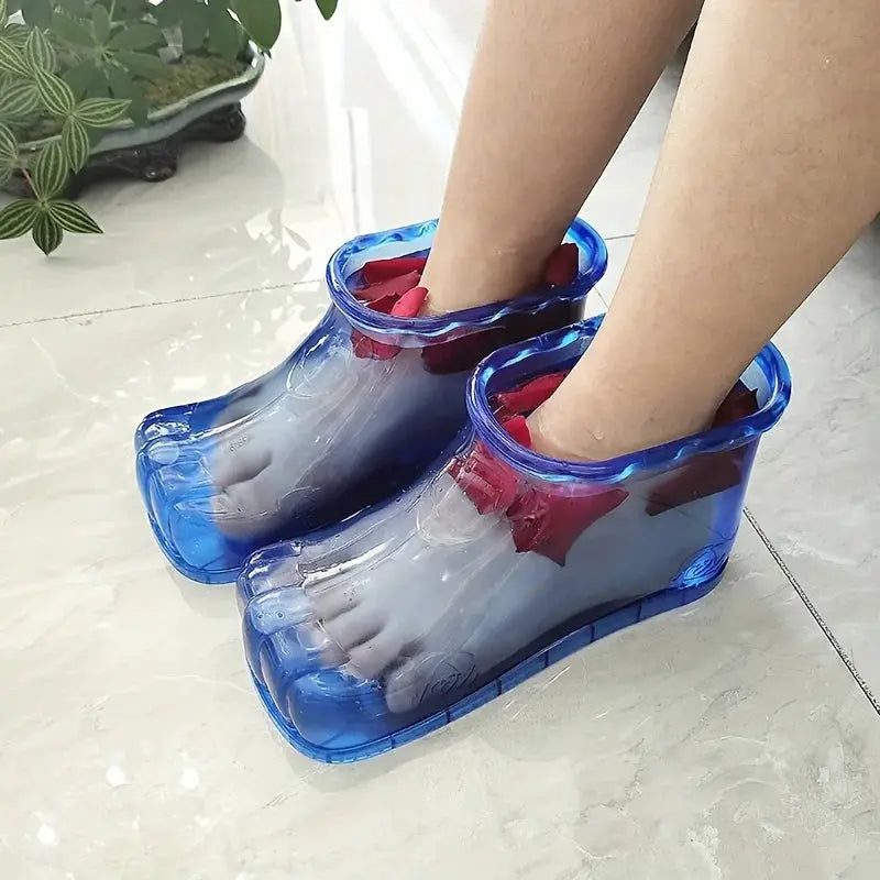 Portable Foot Spa Bath | Foldable Plastic Basin | Compact Water Saving Design