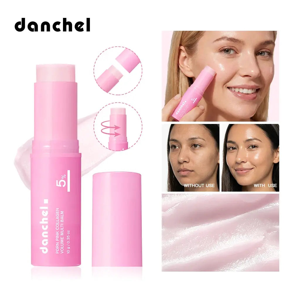 Collagen Balm Stick | PDRN Pink Blend | Deep Hydrating Glow | Face Eye Lip
