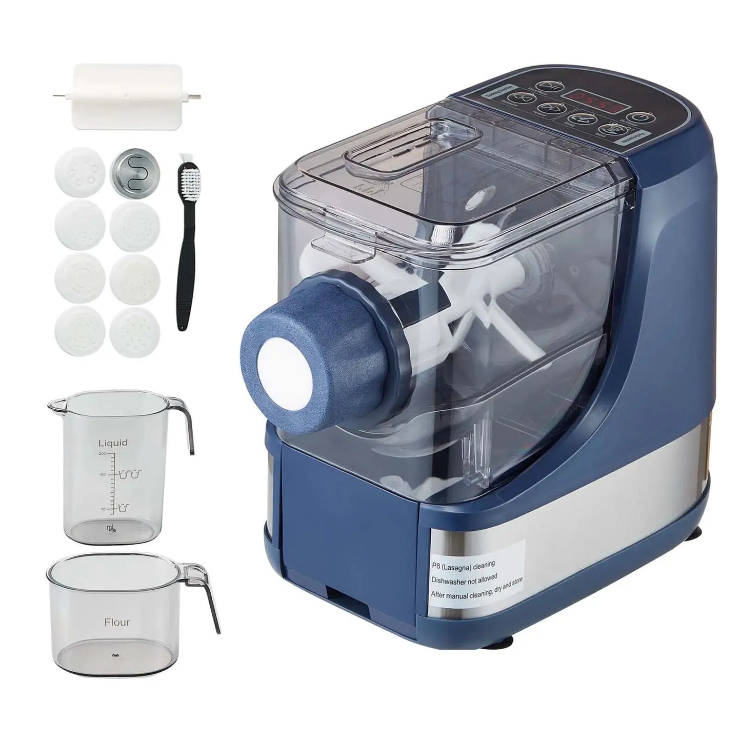 SucceBuy Electric Pasta Maker Automatic Noodle Maker Machine with 4 Intelligent Modes 500g Flour Capacity Pasta Maker Machine from PriceLows™