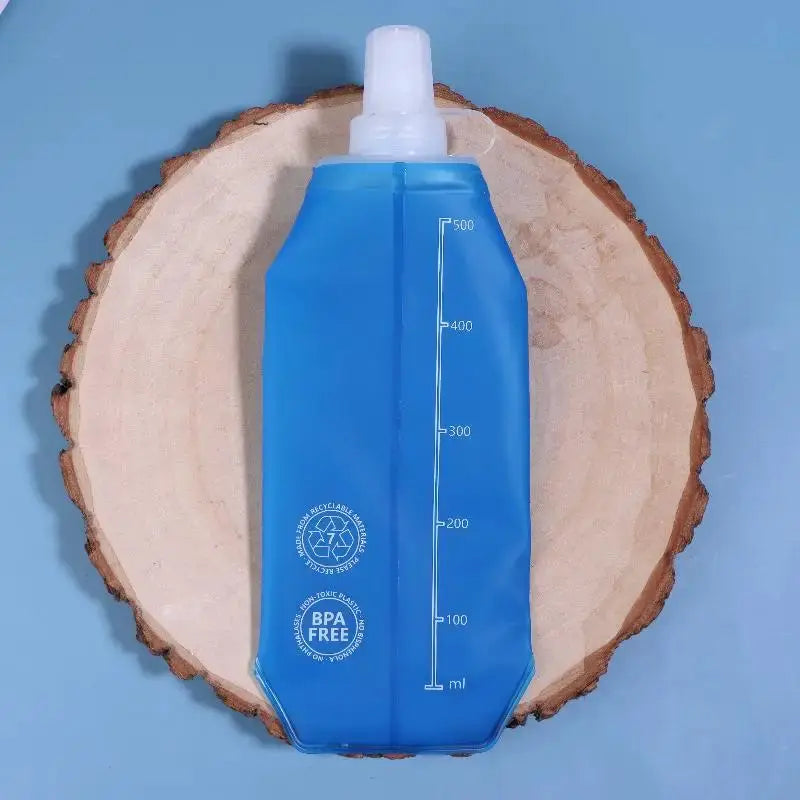 Folding Water Bottle TPU Collapsible Soft Flask Outdoor Sport Hiking Camping Running Portable Soft Water Bottle from PriceLows™