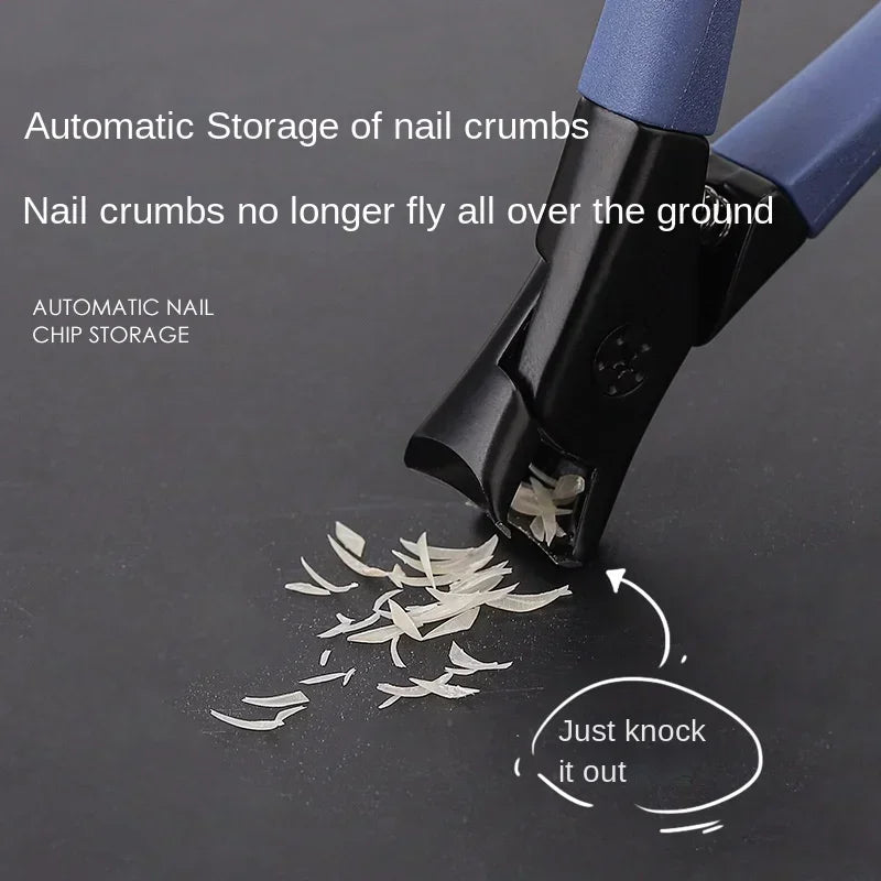Nail Clippers | Anti Splash Design | Stainless Steel | Large Size