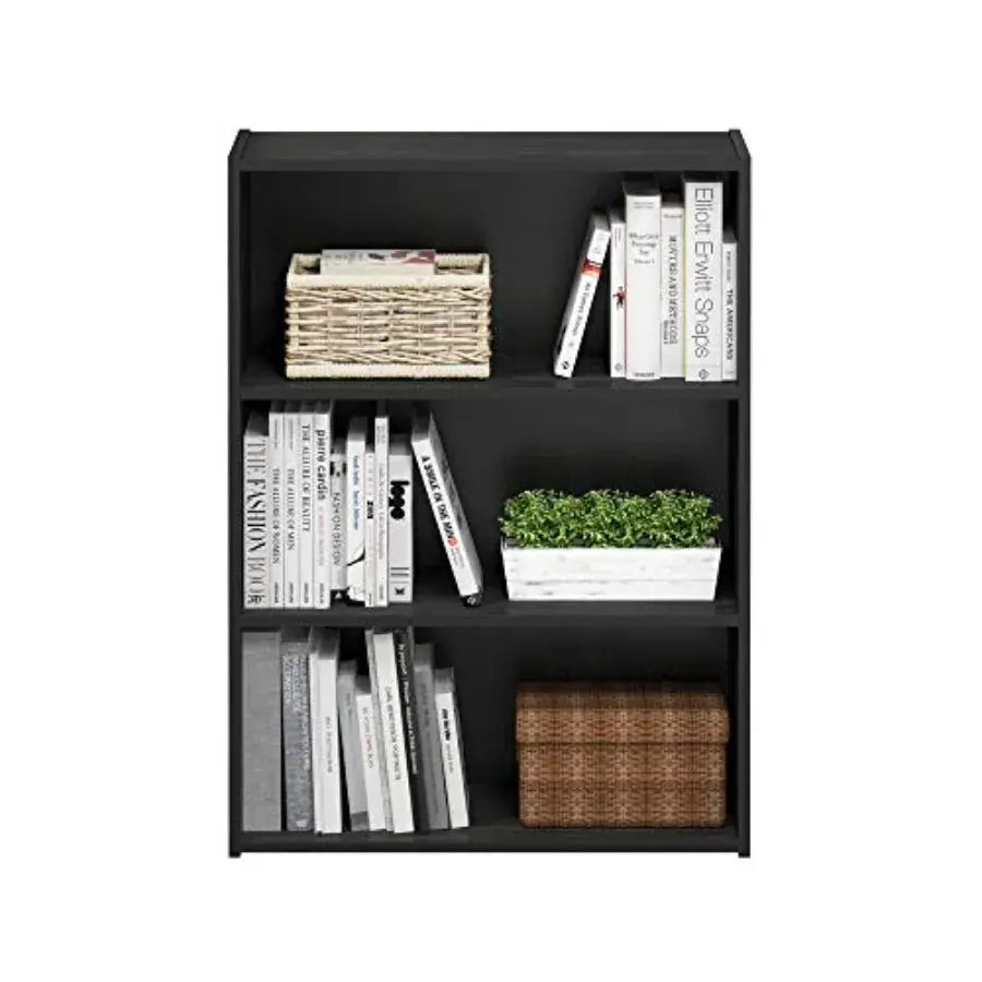 Furinno PASIR Book Shelf 3-Tier Bookshelf Storage Shelves Bookcase 9.7 x 23.7 x 31.5 for Living Room Bedroom Home Office Americ from PriceLows™